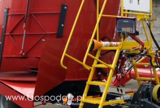 Wóz paszowy jednowirnikowy T659 BEL-MIX – poj. 5, 6, 7, 8, 9, 10, 11, 12, i 13 m3