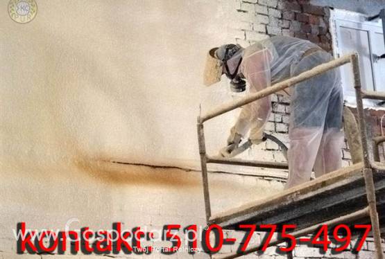 Izolacja przechowalni pianką poliuretanową