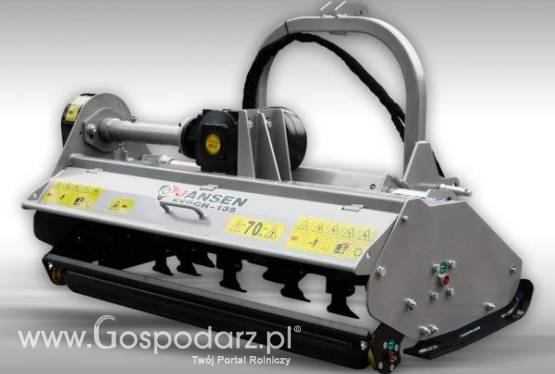 PRZESUWNA HYDRAULICZNIE KOSIARKA BIJAKOWA Z UNOSZONĄ POKRYWĄ ZAWIESZANA NA TUZ: szerokość robocza 135 c, bijak łopatka 800g