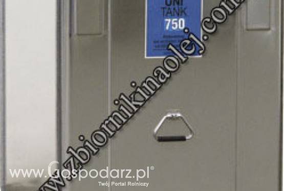 Dwupłaszczowy zbiornik na olej UNI-TANK, 750 l