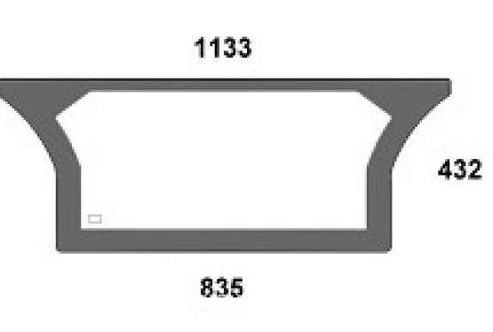 DEUTZ - szyba tylna dolna zielona z nadrukiem