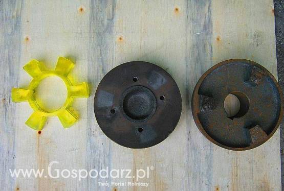 KOMPLET: SPRZĘGŁO POMIĘDZY SILNIKIEM A URZĄDZENIEM