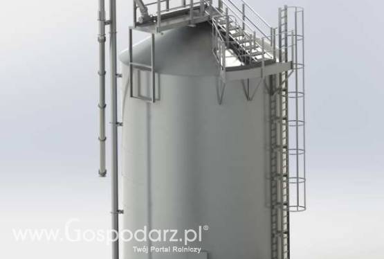 Przenośniki ślimakowe pionowe - rozładunek i załadunek z wydajnościa 23 t / h