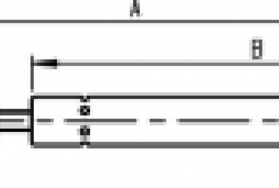 Siłownik gazowy do CASE IH - klapa silnika / FENDT - okno dachowe