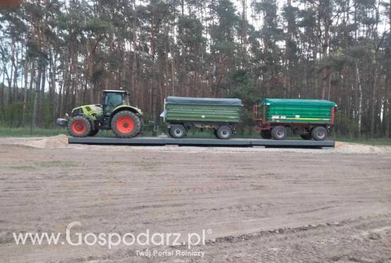 Waga 18m 60T Samochodowa Pomosty Prefabrykowane Betonowe nie wylewane u Klienta.