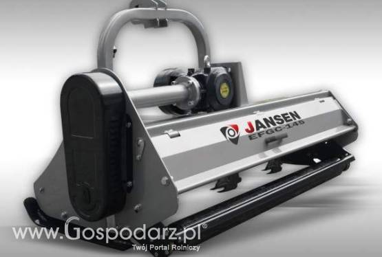 KOSIARKA BIJAKOWA Z UNOSZONĄ POKRYWĄ: szerokość robocza 145 cm, uzbrojenie:  bijak łopatka 800g