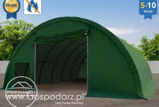 Hala Łukowa 9,15m x 10m x 4,5m, PVC 720 ciemnozielony