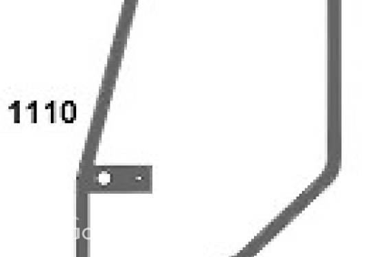 CASE / STEYR - szyba drzwiowa L zielona