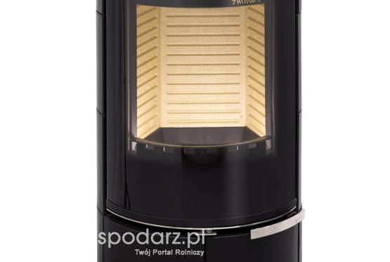 Piecyk na drewno Andorra Plus kafel czarny – Thorma