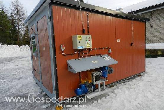 SUSZARNIA KONTENEROWA PODŁOGOWA DO ZRĘBKI, WIóR, ZIóŁ, WARZYW ORAZ INNEJ BIOMASY