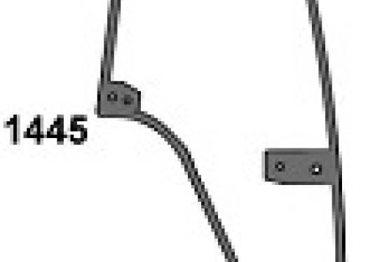 CASE / STEYR - szyba drzwiowa prawa zielona z nadrukiem CS, CVT, CVX, TVT