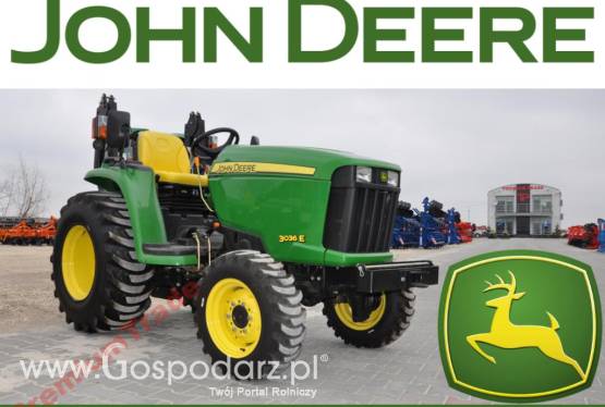 DEALER John Deere * Ciągnik 3036e 4x4 36KM +Kabina