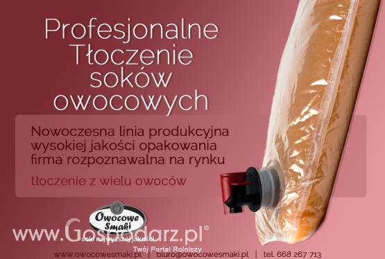 Tłoczenie usługowe soku z owocow woj. podkarpackie