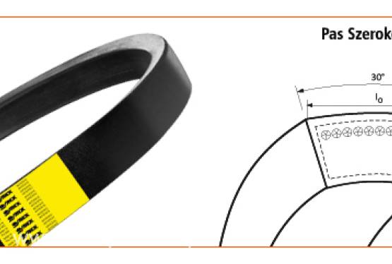 Pasy klinowe szerokoprofilowe