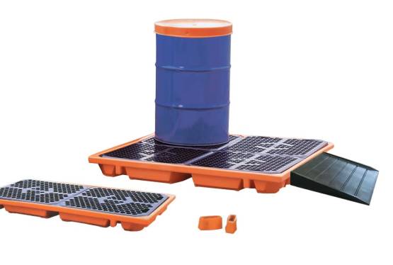 Palety wychwytujące i podłogi robocze