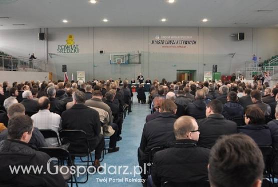 Minister Sawicki spotkał się z rolnikami w Środzie Wielkopolskiej