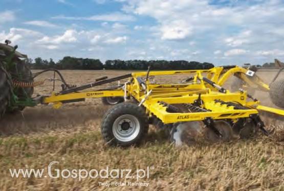 ATLAS AO krótki kompaktowy pług podorowykowy, brona talerzowa