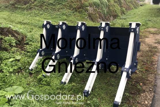 Brona leśna zgrabiarka do gałęzi drzew FK MACHINERY grabie leśne spych
