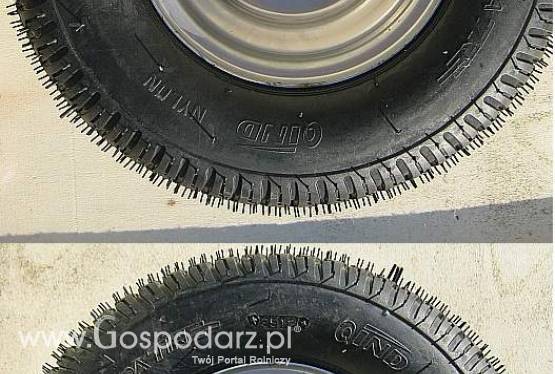 KOMPLETNE KOŁO Z ŁOŻYSKOWANĄ PIASTĄ:  OPONA + FELGA