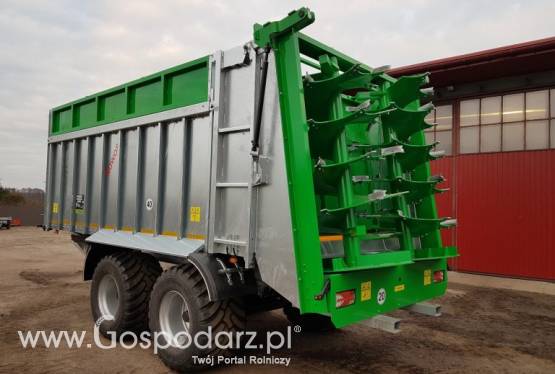 Rozrzutnik obornika z systemem ściany przesuwnej Jastech