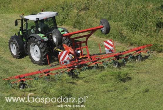 Przetrząsacze ciągane na ramie transportowej Kverneland Taarup 8076 C/CD - 8090 C/CD