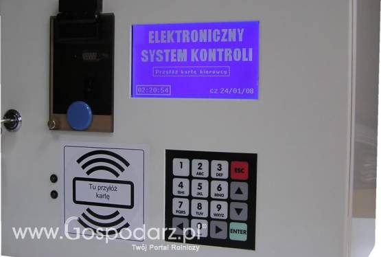 Czytnik kart transponderowych