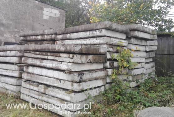 Płyty stropowe żelbetonowe 210x110x18 cm, 82 sztuki