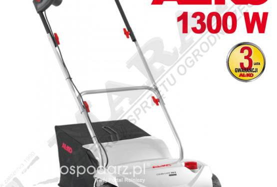 Aerator / wertykulator elektryczny ALKO Comfort 38 E Combi z koszemmoc 1.3kW, szerokość robocza: 37,0cm DOSTAWA 0 ZŁ + GRATIS