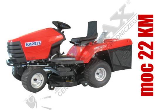 Kosiarka traktorek KARSIT Turbocut 22/122HX moc 22.0KM, szer. robocza: 122.0cm, przekładnia hydrostatyczna TuffTorq