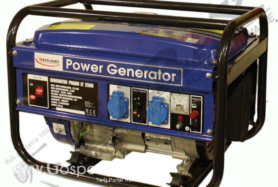 Agregat, generator prądotwórczy WESTLANDS LT2500moc  2000W, prądnica spalinowa, generator prąduWESTLANDS LT 2500