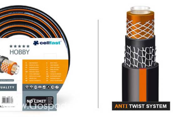 Wąż ogrodowy CELLFAST HOBBY ATS 2 1/2cala długość: 50m, NIE SKRĘCAJĄCY SIĘ !!!