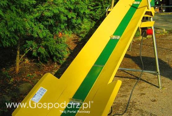 Taśmociąg mobilny do transportu drewna łupanego, zrębki, wiórki itp.