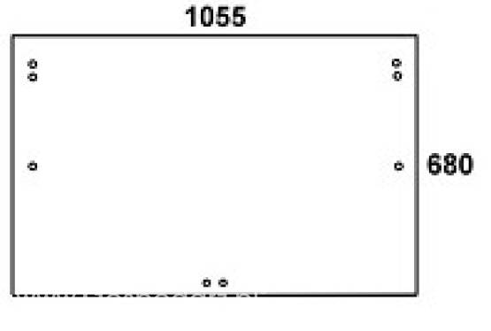 STEYR - szyba tylna zielona