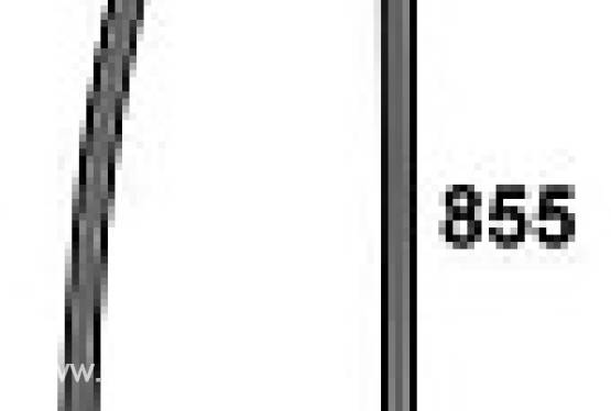 DEUTZ - szyba boczna prawa zielona z nadrukiem. MK3, TTV