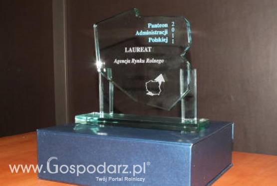 Agencja Rynku Rolnego laureatem I edycji konkursu „Panteon Administracji Polskiej”