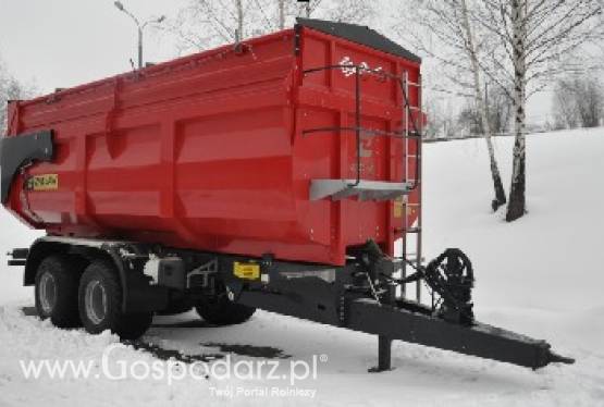 Przyczepa skorupowa rolnicza ZASŁAW D-764-21 1R tandem