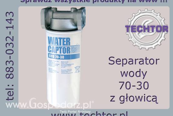 Separator wody do oleju, paliwa, ropy 70 l/min z głowicą - PIUSI
