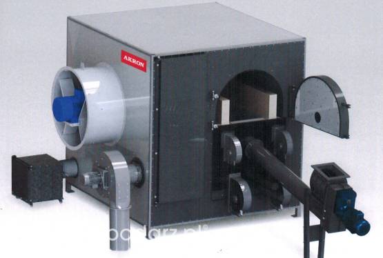 Nagrzewnice powietrzne na biomasę MABRE, AKRON