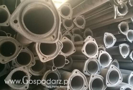 Sprzedam używane rury aluminiowe do deszczowni