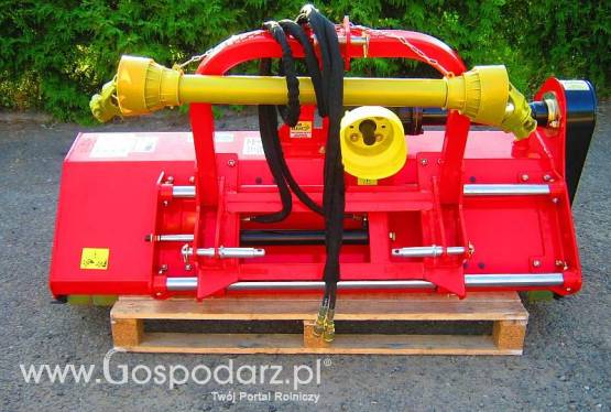 PRZESUWNA HYDRAULICZNIE KOSIARKA  BIJAKOWA ZAWIESZANA NA  TYLNYM TUZ: szerokość robocza 155cm.