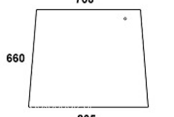 FENDT - szyba tylna przezroczysta wąska 203/ 205.