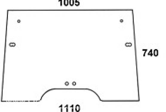 STEYR - szyba przednia przezroczysta otwierana, SK I i SK II