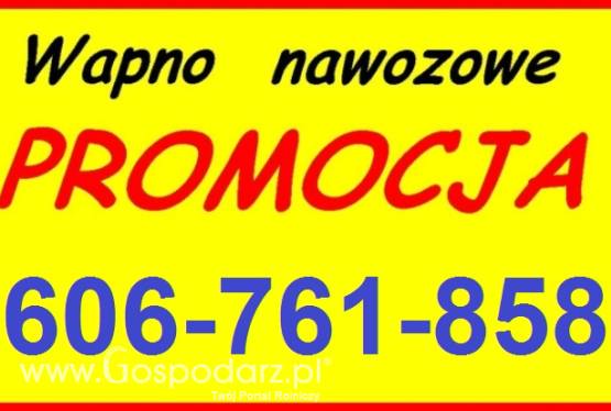 Wapno nawozowe z transportem