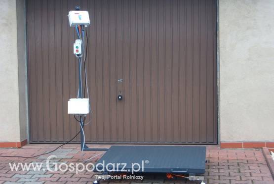 waga elektroniczna do mieszalników platformowa do 3 ton