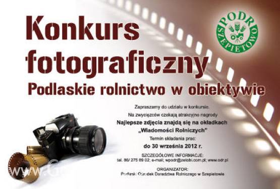 Konkurs fotograficzny - Podlaskie rolnictwo w obiektywie