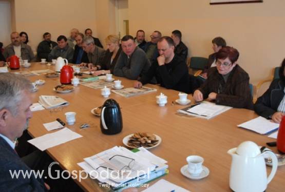 Spotkanie rolników w gminie Trzebiel