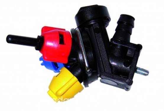 Potrójna oprawa rozpylacza - krańcowa do opryskiwacza