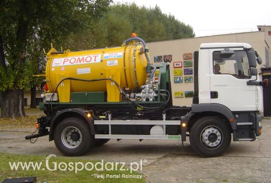 Kontener asenizacyjny malowany do czyszczenia kanalizacji typ KA 4500 K