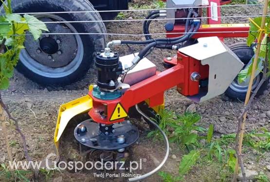 Automatyczny Pielnik Boczny LUCY do sadów i winnic