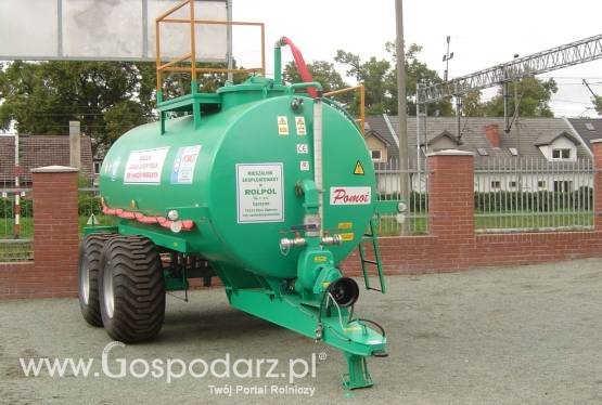 Wóz asenizacyjny z mieszalnikiem do nawozów  typ T546 - pojemność 10000 litrów